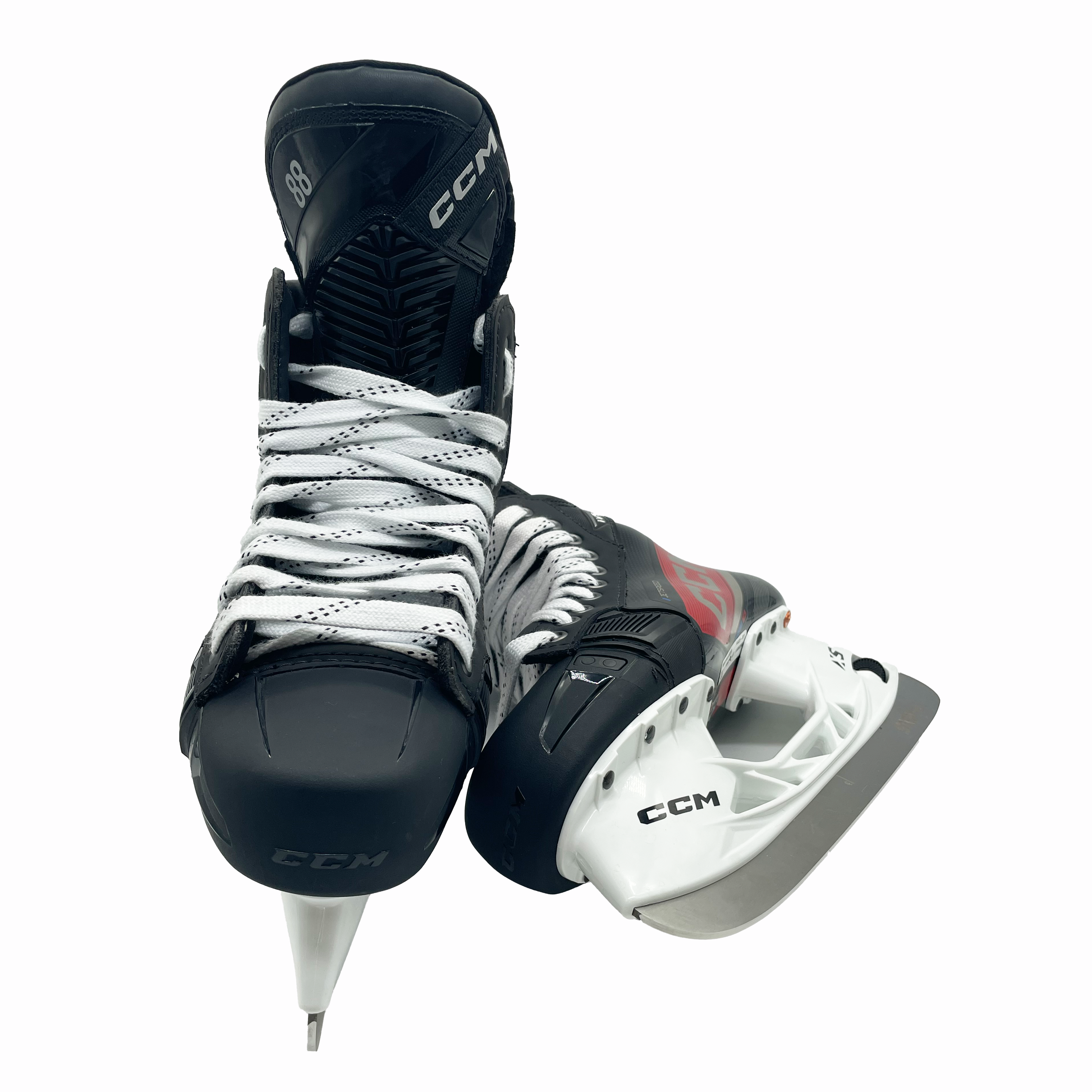 Patins de hockey CCM Jetspeed FT6 Pro – NHL Pro Stock – Taille 8D – Andrew Mangiapane